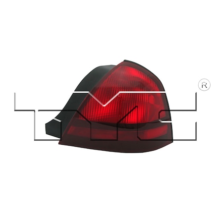 Tyc Tail Light Assembly, 11-6089-01 11-6089-01